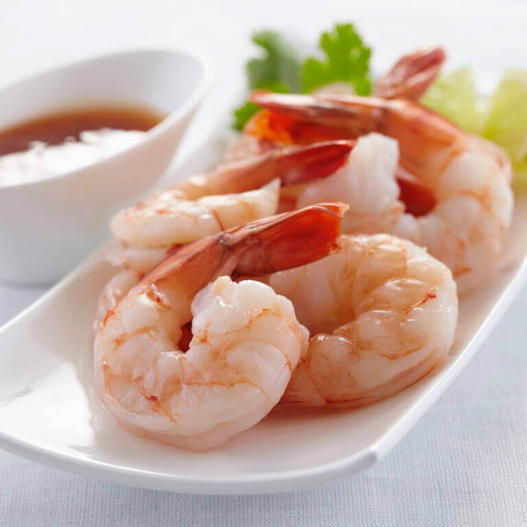 Tetley Green Tea Poached Shrimp